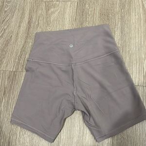 Lululemon align 6” high rise bike shorts in violet verbena